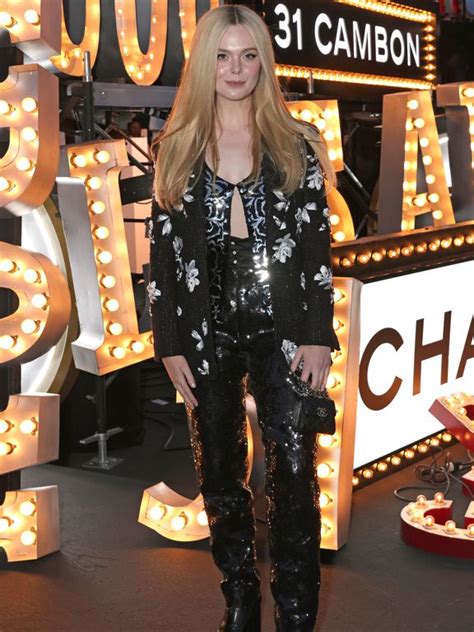 elle fanning chanel boutique event|Margot Robbie, Elle Fanning and Sofia Richie hit Chanel Cruise .